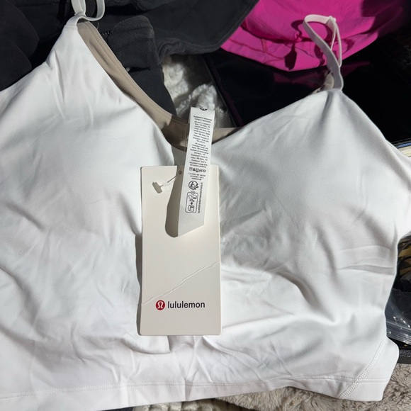 Lululemon align cropped Cami tank  A/B size 12 white NWT - Picture 2 of 12